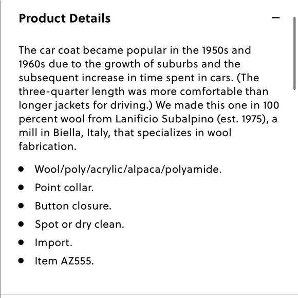 NWT J.Crew Ludlow Car Coat Jacket Italian Wool Blend Marled Khaki and Black 38s - Picture 7 of 7